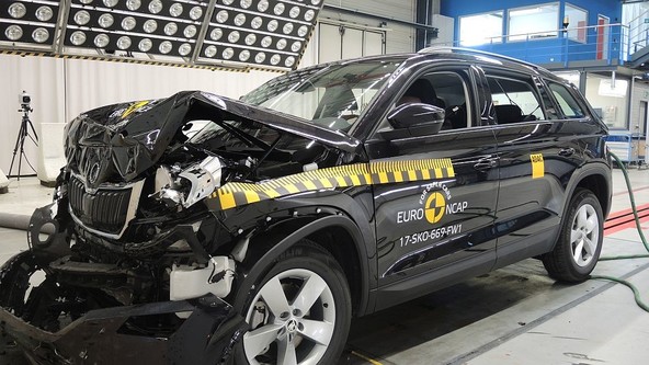 Kodiaq na testu Euro NCAP prejel najvijo oceno