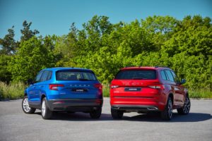 Posodobljena Karoq in Kodiaq