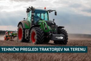Tehnini pregled traktorjev na terenu 2022