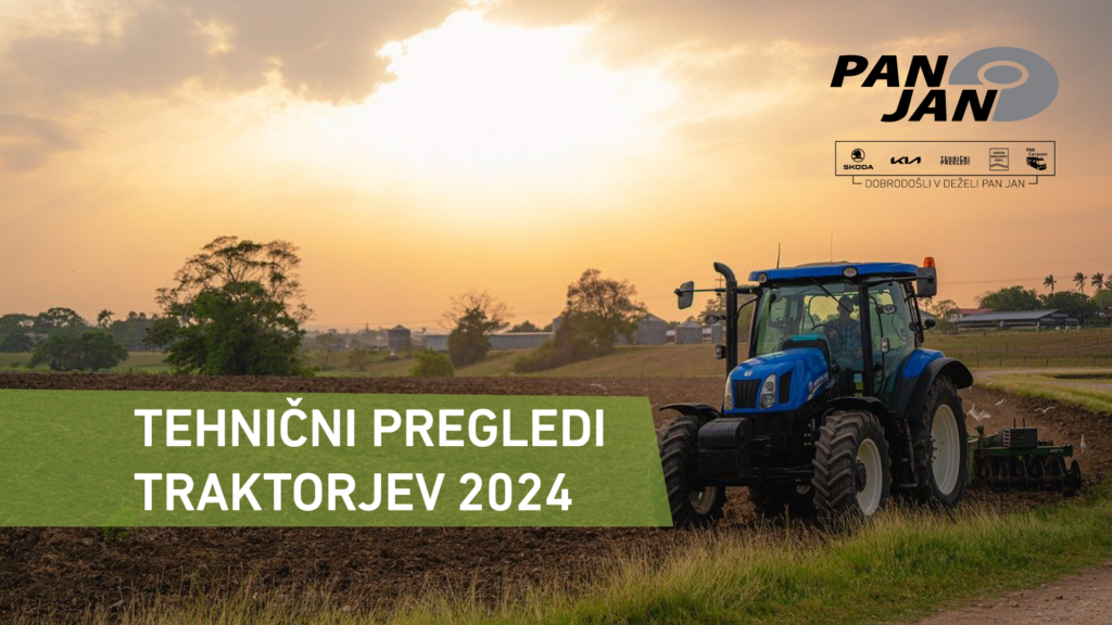 Tehnini pregledi traktorjev na terenu 2024